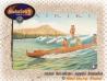 Postkarte Hawaiian Classic Waikiki Canoe