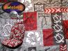 Seatcover Set - grey/red jungle