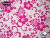 Stoff Hawaiian White Pink Garden
