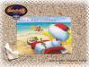 Weihnachtskarte Hawaiian Santa Beach