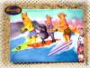 Grusskarte Surfing Dogs