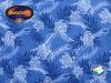 Stoff Blue Turtle Leafs