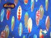 Stoff Northshore Boards blue